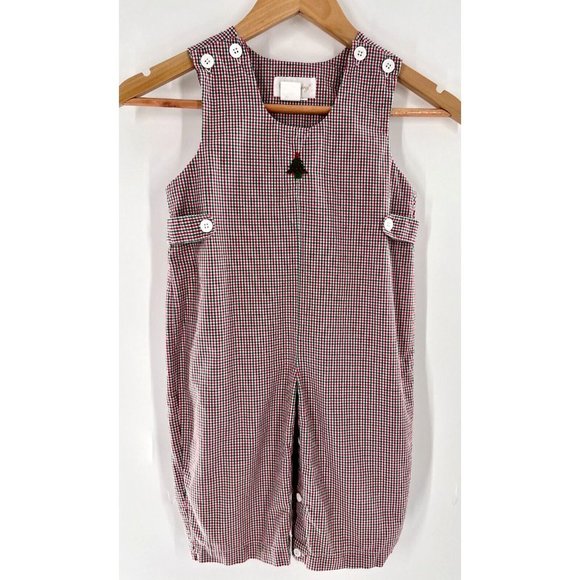 Strasburg Other - Strasburg Toddler (2 Yrs) Christmas Overall Outfit Button Closure Embroidered